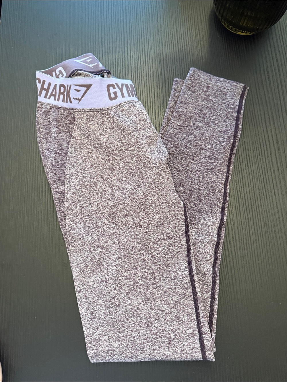 Gymshark Kids' Heather Grey Performance Leggings